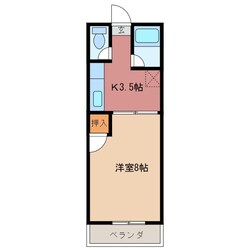 マシコハイツ2号棟の物件間取画像